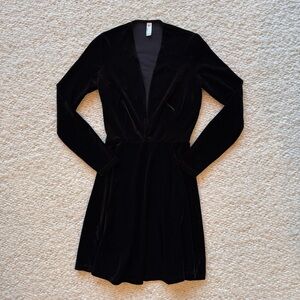 American Apparel Velvet Skater Dress